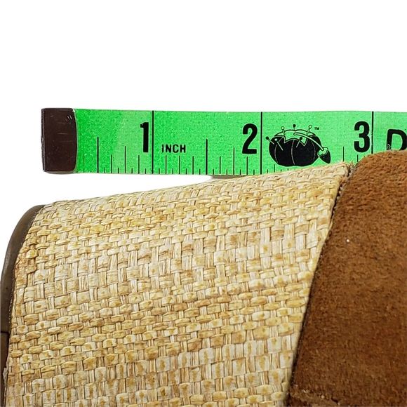 1 Day SALE Tom's Suede platform wedge tassel ankle strap - Picture 10 of 11